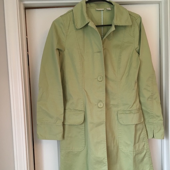 Halogen Trench Coat - Pistachio - Picture 4 of 7